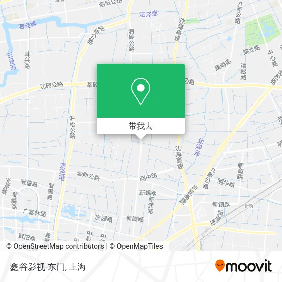 鑫谷影视-东门地图