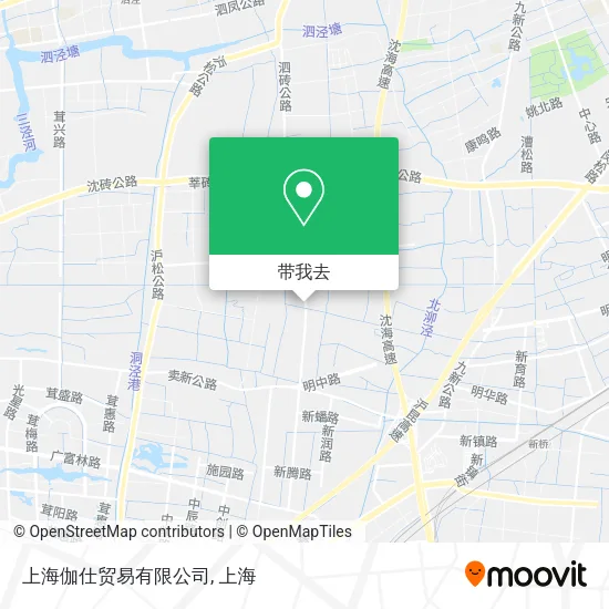 上海伽仕贸易有限公司地图