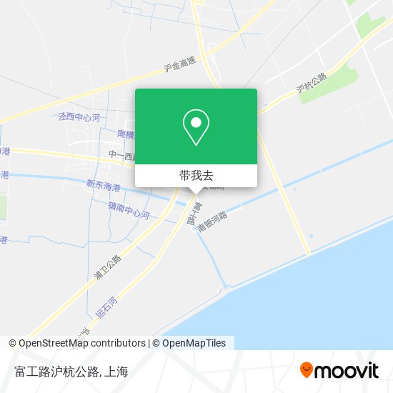 富工路沪杭公路地图