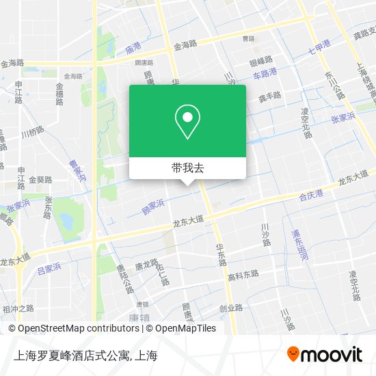 上海罗夏峰酒店式公寓地图