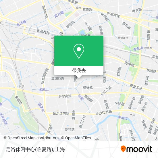 足浴休闲中心(临夏路)地图