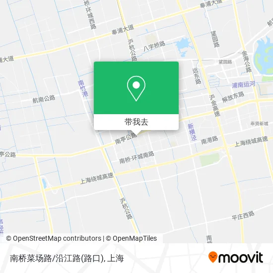 南桥菜场路/沿江路(路口)地图