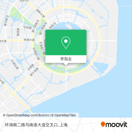 环湖南二路与南港大道交叉口地图