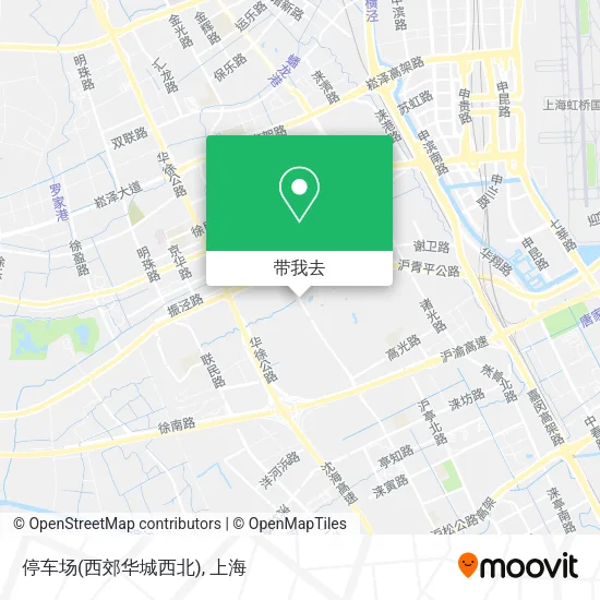停车场(西郊华城西北)地图