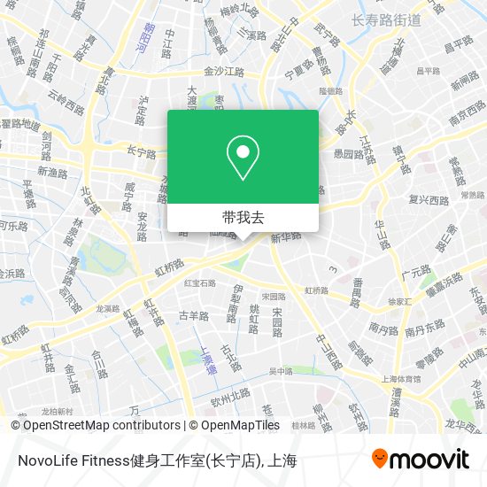 NovoLife Fitness健身工作室(长宁店)地图