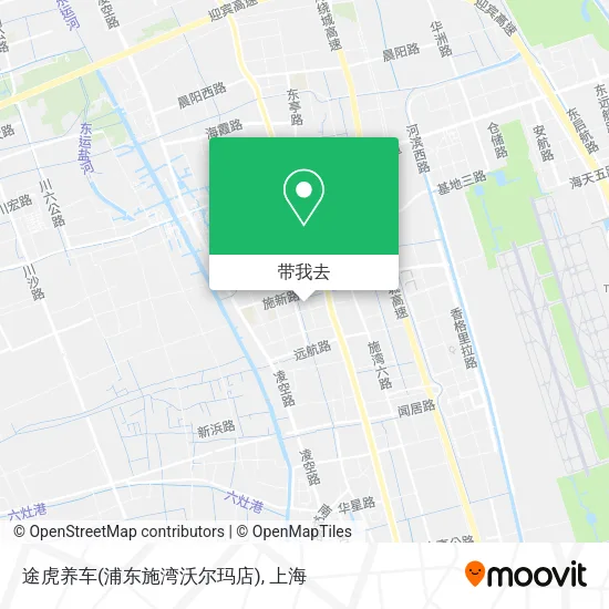 途虎养车(浦东施湾沃尔玛店)地图