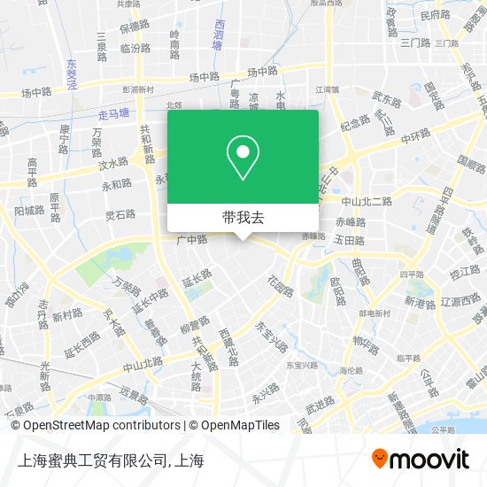 上海蜜典工贸有限公司地图