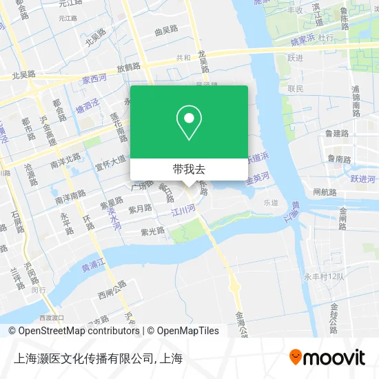 上海灏医文化传播有限公司地图