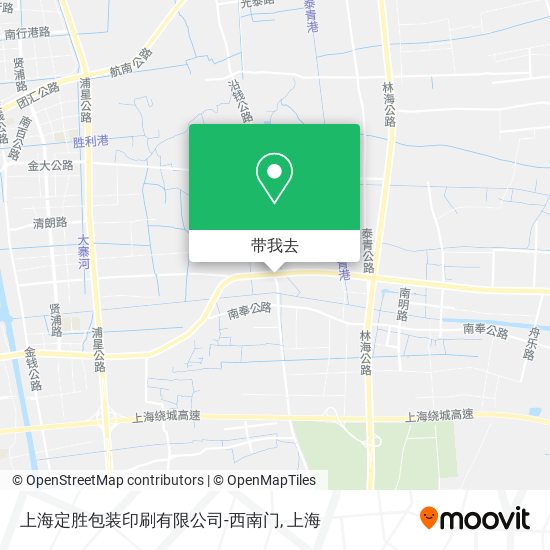 上海定胜包装印刷有限公司-西南门地图