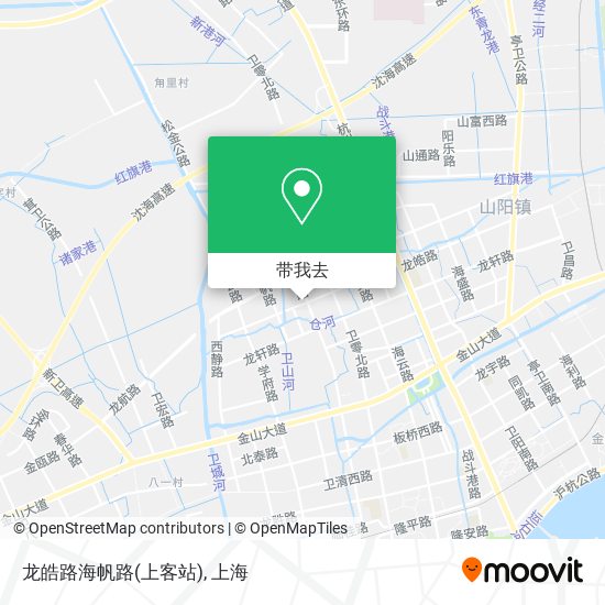 龙皓路海帆路(上客站)地图