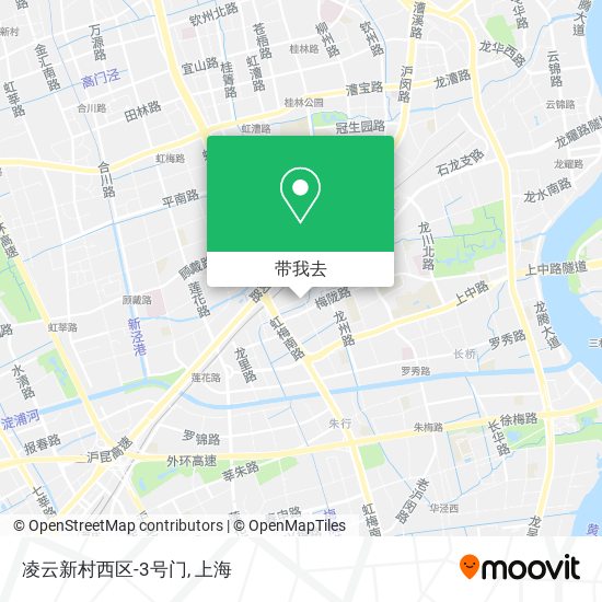 凌云新村西区-3号门地图