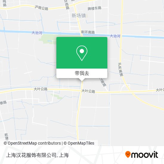 上海汉花服饰有限公司地图