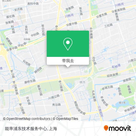能率浦东技术服务中心地图