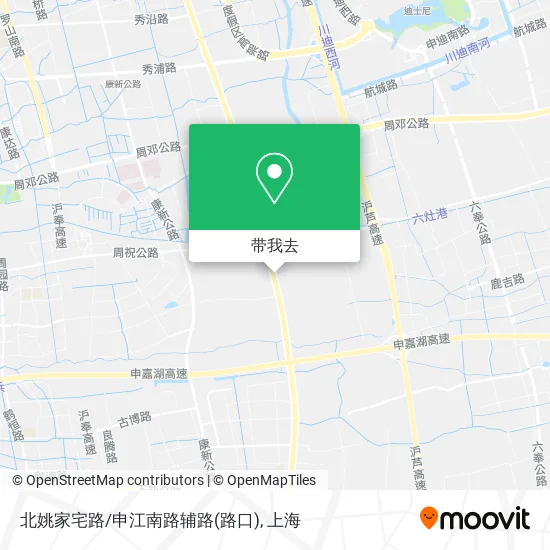 北姚家宅路/申江南路辅路(路口)地图