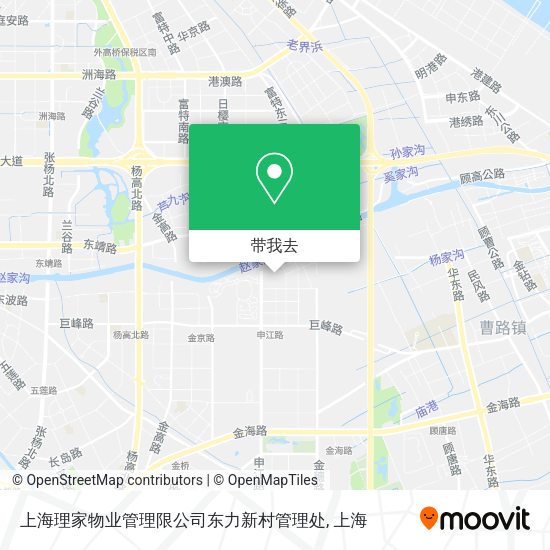上海理家物业管理限公司东力新村管理处地图