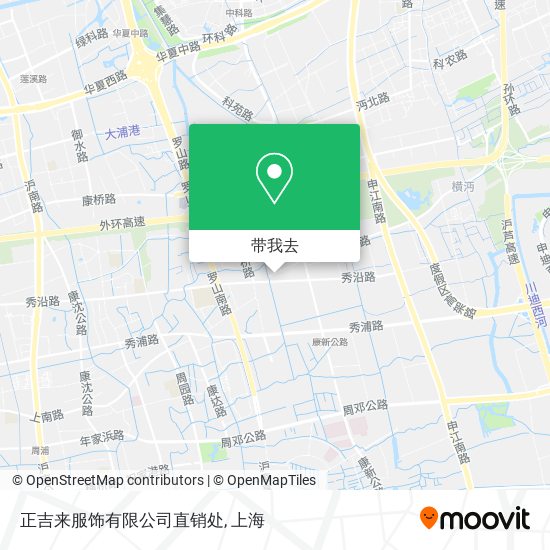 正吉来服饰有限公司直销处地图