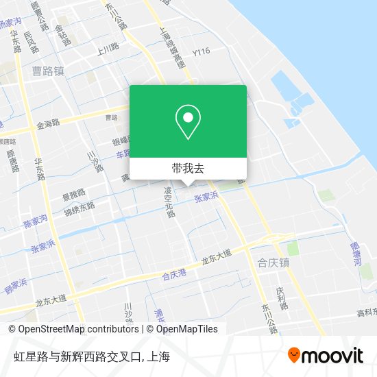 虹星路与新辉西路交叉口地图