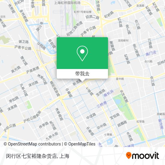 闵行区七宝裕隆杂货店地图