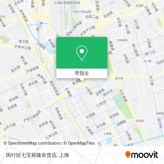 闵行区七宝裕隆杂货店地图