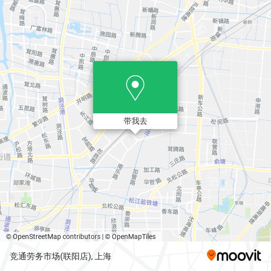 竞通劳务市场(联阳店)地图