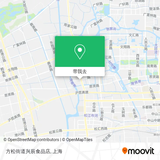 方松街道兴辰食品店地图