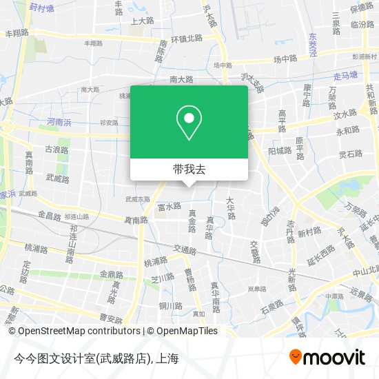 今今图文设计室(武威路店)地图