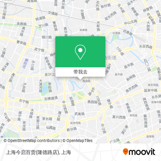 上海今启百货(隆德路店)地图