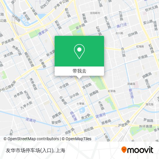 友华市场停车场(入口)地图
