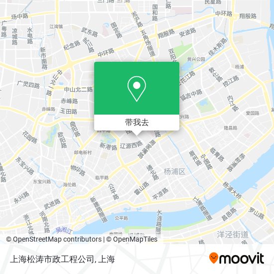 上海松涛市政工程公司地图