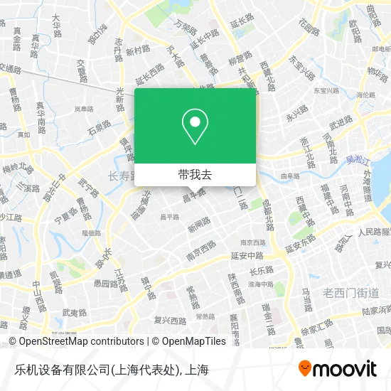 乐机设备有限公司(上海代表处)地图