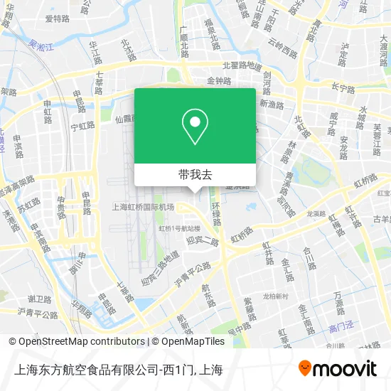 上海东方航空食品有限公司-西1门地图