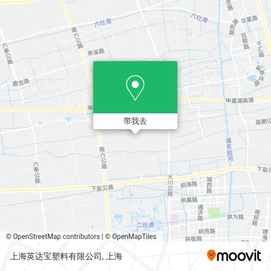 上海英达宝塑料有限公司地图