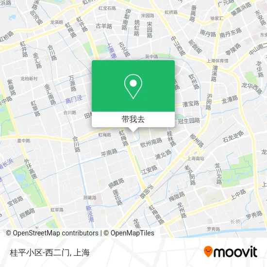 桂平小区-西二门地图