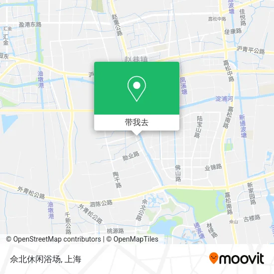 佘北休闲浴场地图