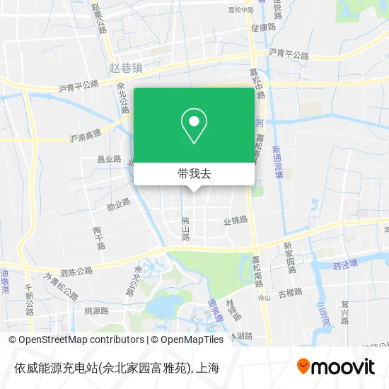 依威能源充电站(佘北家园富雅苑)地图