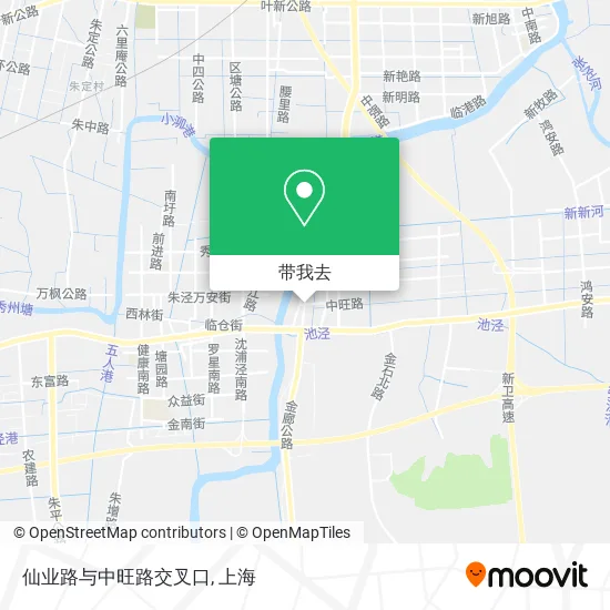 仙业路与中旺路交叉口地图