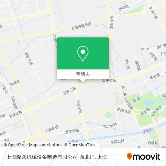 上海隆跃机械设备制造有限公司-西北门地图