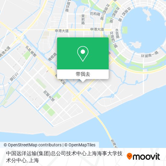 中国远洋运输(集团)总公司技术中心上海海事大学技术分中心地图