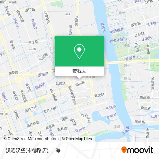 汉霸汉堡(永德路店)地图