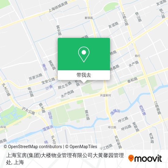 上海宝房(集团)大楼物业管理有限公司大黄馨园管理处地图