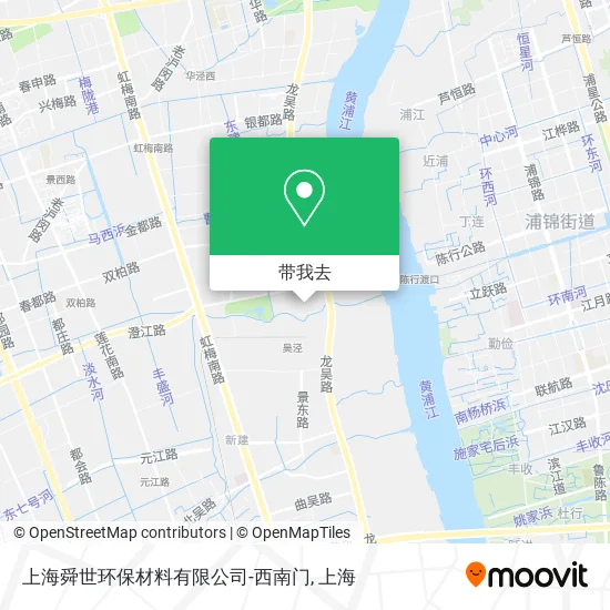 上海舜世环保材料有限公司-西南门地图