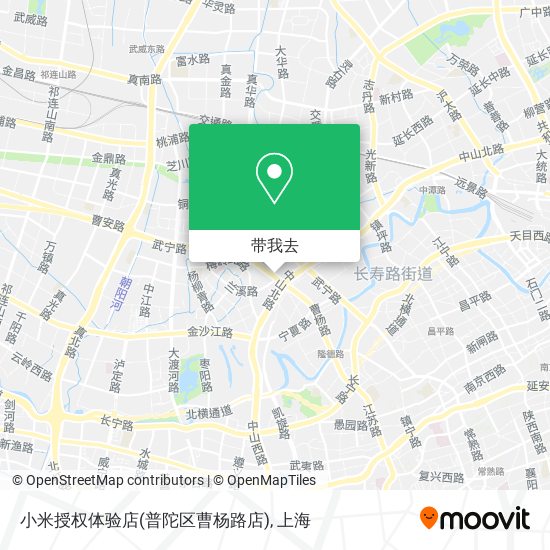 小米授权体验店(普陀区曹杨路店)地图