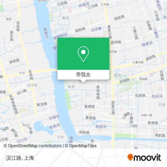 滨江路地图
