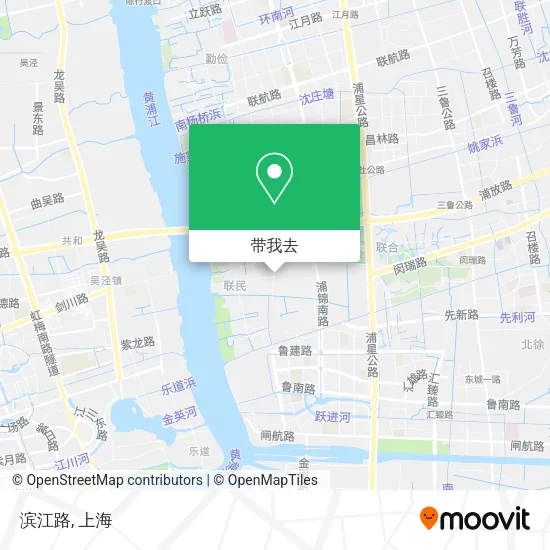 滨江路地图
