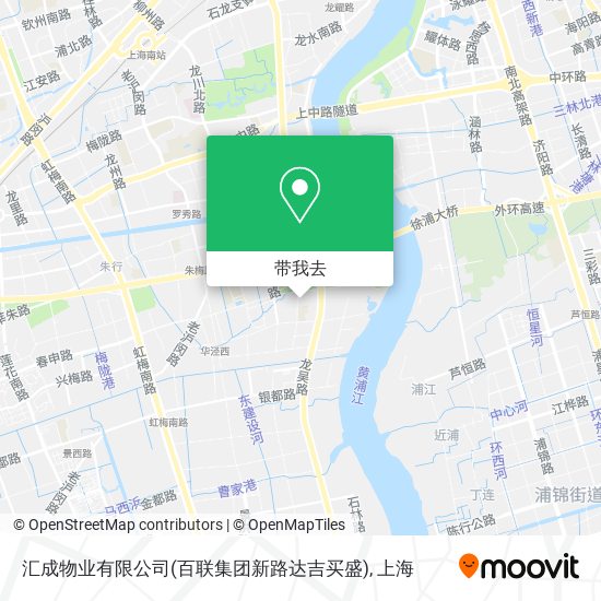 汇成物业有限公司(百联集团新路达吉买盛)地图