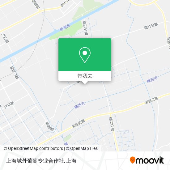 上海城外葡萄专业合作社地图