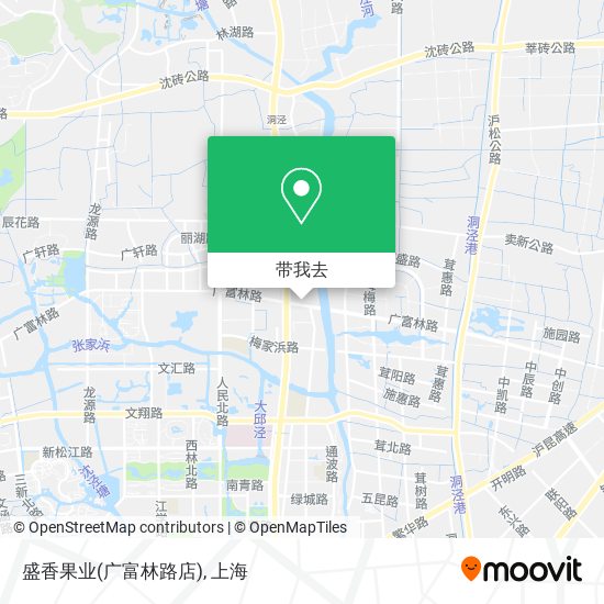 盛香果业(广富林路店)地图
