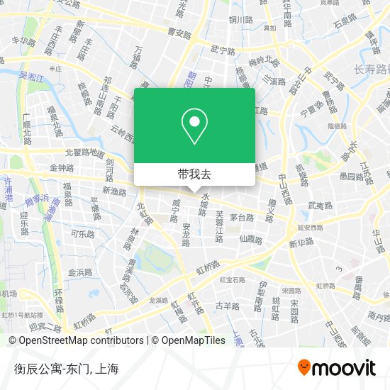 衡辰公寓-东门地图