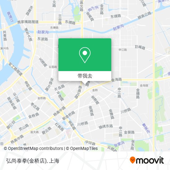 弘尚泰拳(金桥店)地图