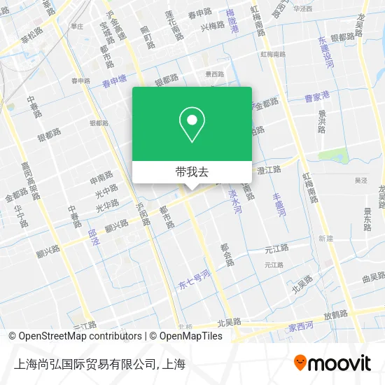 上海尚弘国际贸易有限公司地图